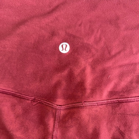 Lululemon Align 28” Leggings in Wine size 12 - Picture 5 of 10
